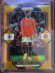 Anthony Elanga [Gold] Soccer Cards 2022 Panini Prizm Premier League Prices