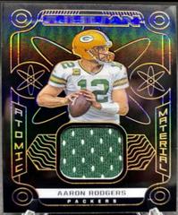 Aaron Rodgers [Orange] Football Cards 2022 Panini Obsidian Atomic Material Prices