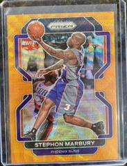 Stephon Marbury [Orange Wave] Basketball Cards 2021 Panini Prizm Prices