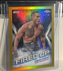 Carlos Ulberg [Gold Refractor] #FDP-10 Ufc Cards 2024 Topps Chrome UFC Fired Up Prices