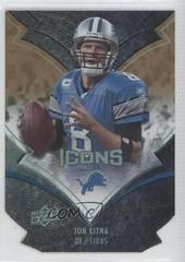 Jon Kitna [Gold Die Cut] #33 Football Cards 2008 Upper Deck Icons Prices