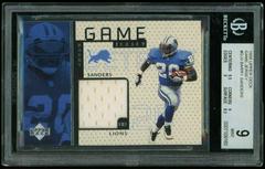 Barry Sanders #GJ3 Football Cards 1998 Upper Deck Game Jersey Prices