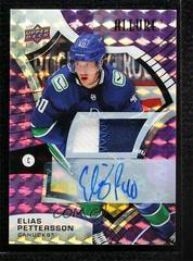 Elias Pettersson [Purple Diamond Autograph Patch] Hockey Cards 2021 Upper Deck Allure Prices