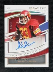 Marcus Allen [Gold] #IC-MAL Football Cards 2022 Panini Immaculate Collegiate Champions Autographs Prices