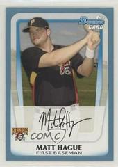 Matt Hague #BP84 Baseball Cards 2011 Bowman Prospects Prices