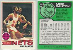 Mike Bantom Basketball Cards 1977 Topps Prices