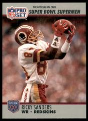 Ricky Sanders Football Cards 1990 Pro Set Super Bowl 160 Prices