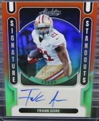 Frank Gore [Orange] #SS-FG Football Cards 2022 Panini Absolute Signature Standouts Prices