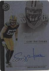 Clay Matthews [Steel] Football Cards 2018 Panini Elements Signatures Prices