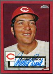 Johnny Bench [Red] #PA-JBN Baseball Cards 2021 Topps Chrome Platinum Anniversary Autographs Prices
