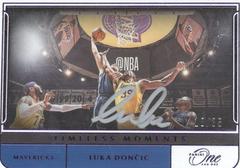 Luka Doncic [Purple] #TM-LDC Basketball Cards 2021 Panini One and One Timeless Moments Autographs Prices