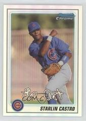 Starlin Castro [Refractor] #BCP100 Baseball Cards 2010 Bowman Chrome Prospects Prices
