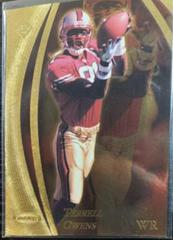 Terrell Owens [Gold Redemption 100] Football Cards 1998 Collector's Edge Masters Prices