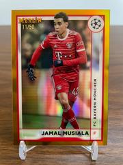 Jamal Musiala [Gold] #56 Soccer Cards 2022 Topps Merlin Chrome UEFA Club Competitions Prices