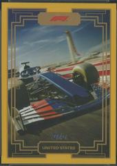 United States [Gold] #ADGP-US Racing Cards 2022 Topps Formula 1 Art du Grand Prix Prices
