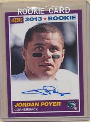 Jordan Poyer [Autograph Purple] #378 Football Cards 2013 Panini Score Prices