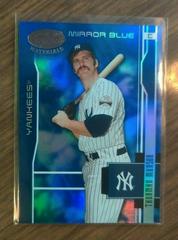 Thurman Munson [Mirror Blue] #205 Baseball Cards 2003 Leaf Certified Materials Prices