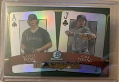Cole Young, Walter Ford [Refractor] #BJ-7 Baseball Cards 2022 Bowman Draft Blackjack Prices