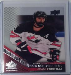 Adam Fantilli #PM-11 Hockey Cards 2022 Upper Deck Team Canada Juniors Prospectus Momentous Prices