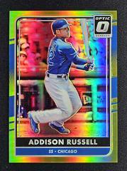 Addison Russell [Gold] #101 Baseball Cards 2016 Panini Donruss Optic Prices