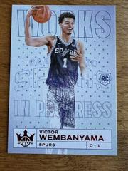 Victor Wembanyama [Ruby] #2 Basketball Cards 2023 Panini Court Kings Works in Progress Prices