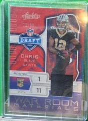 Chris Olave [Gold] #9 Football Cards 2022 Panini Absolute War Room Materials Prices