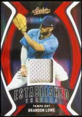 Brandon Lowe [Spectrum Red] Baseball Cards 2022 Panini Absolute Established Threads Prices