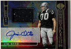 Jim Otto [Black] #IJA-JO Football Cards 2022 Panini Illusions Immortalized Jersey Autographs Prices