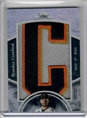 Brandon Crawford #SJLP-BC Baseball Cards 2024 Topps Sterling Jersey Letter Patch Prices