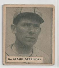 Paul Derringer #66 Baseball Cards 1936 World Wide Gum Prices