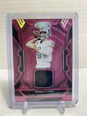 Derek Carr [Pink] #MM-DC Football Cards 2022 Panini Certified Materials Mirror Prices