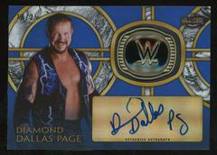 Diamond Dallas Page [Blue] Wrestling Cards 2018 Topps Legends of WWE Autographs Prices
