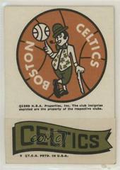 Boston Celtics Basketball Cards 1973 Topps Team Stickers Prices