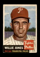 Willie Jones Baseball Cards 1953 Topps Prices