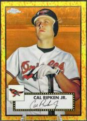 Cal Ripken Jr. [Orange Yellow] #498 Baseball Cards 2021 Topps Chrome Platinum Anniversary Prices