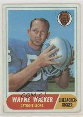 Wayne Walker #26 Football Cards 1968 Topps Prices
