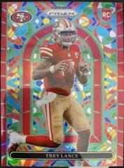 Trey Lance Football Cards 2021 Panini Prizm Stained Glass Prices