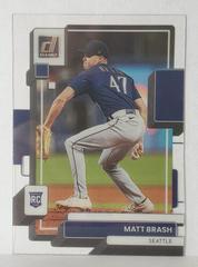Matt Brash #5 Baseball Cards 2022 Panini Chronicles Clearly Donruss Prices