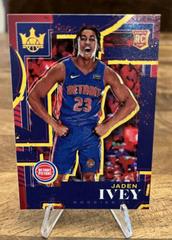 Jaden Ivey #110 Basketball Cards 2022 Panini Court Kings Prices