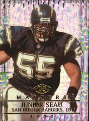 Junior Seau #163 Football Cards 2000 Collector's Edge Masters Prices