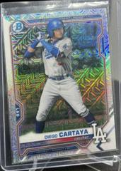 Diego Cartaya [Asia Refractor] #BDC-155 Baseball Cards 2021 Bowman Draft Chrome Prices