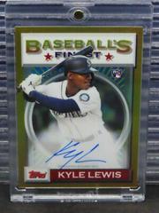 Kyle Lewis [Gold Refractor] #KL Baseball Cards 2020 Topps Finest Flashbacks Autographs Prices