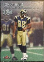Torry Holt Football Cards 2000 Fleer Metal Prices