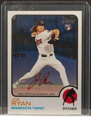 Joe Ryan [Special Edition Red Ink] #ROA-JRY Baseball Cards 2022 Topps Heritage Real One Autographs Prices