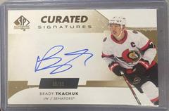 Brady Tkachuk Hockey Cards 2022 SP Authentic Curated Signatures Prices