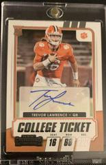 Trevor Lawrence [Autograph] Football Cards 2021 Panini Contenders Draft Picks Prices