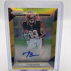 Tyler Boyd [Gold] #RA-TBD Football Cards 2016 Panini Prizm Rookie Autograph Prices