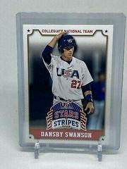 Dansby Swanson [Longevity] #28 Baseball Cards 2015 Panini USA Stars & Stripes Prices
