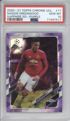 Mason Greenwood [Purple] Soccer Cards 2020 Topps Chrome UEFA Champions League Sapphire Prices