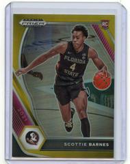 Scottie Barnes [Gold Prizm] #6 Basketball Cards 2021 Panini Prizm Draft Picks Prices